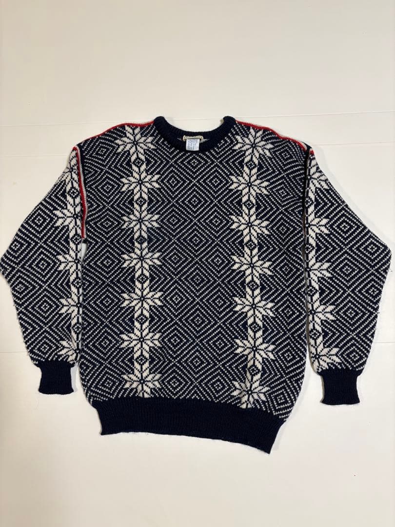 希少XL】80s L.L.Bean ノルウェー製 ノルディックセーター ウール