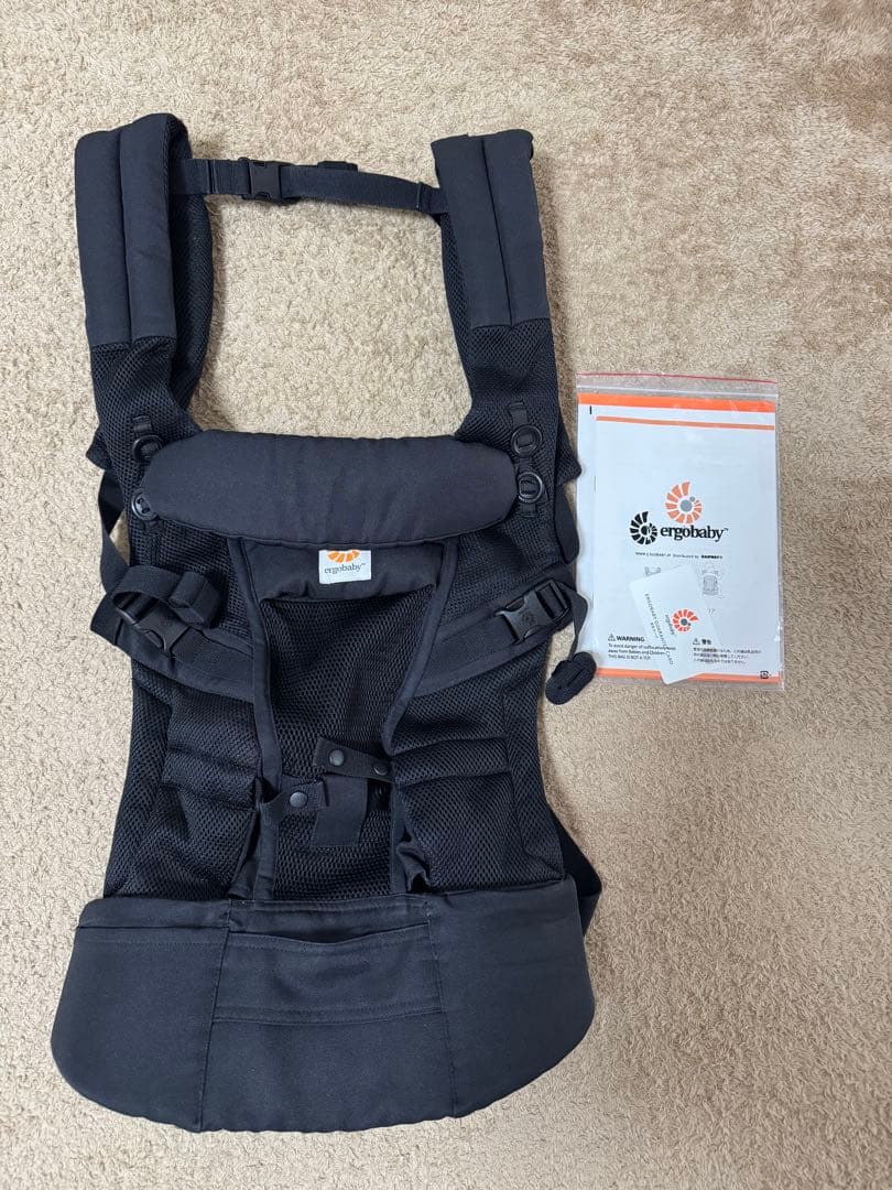 ergobaby ADAPT 抱っこ紐 ブラック 7-45lbs - メルカリ