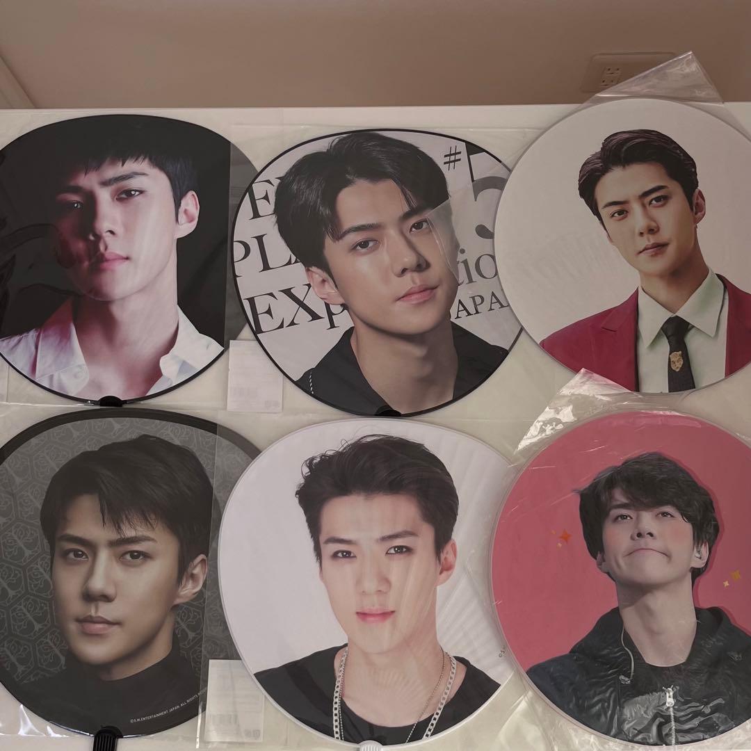 EXO セフン　うちわセット SEHUN EXO PLANET #5 Exploration うちわ - メルカリ