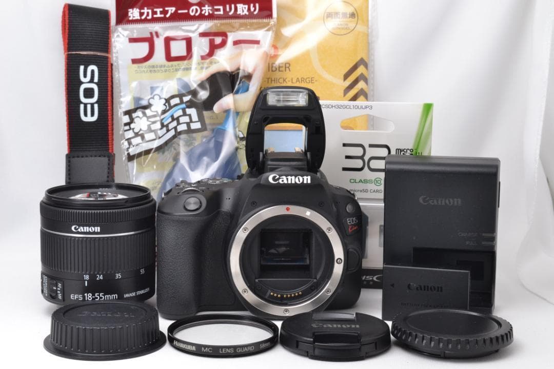 ■美品 S数7,950回 ■ キャノン　Canon Kiss X9 レンズキット 格安レンタル] CANON（キヤノン） EOS Kiss X9 レンズキット 一眼レフ
