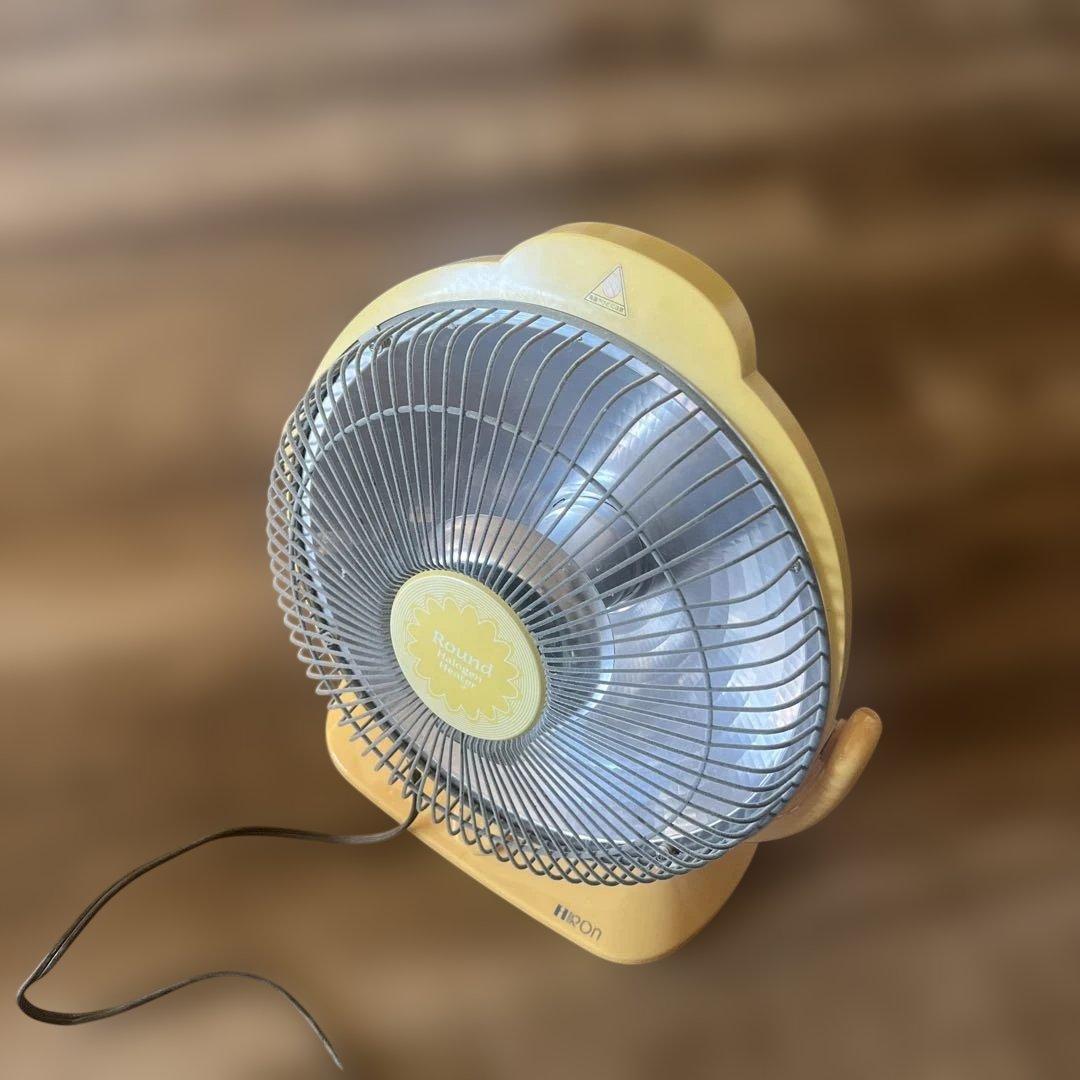 HIRON ハロゲンヒーター ハロゲンストーブ レトロ家電 - メルカリ