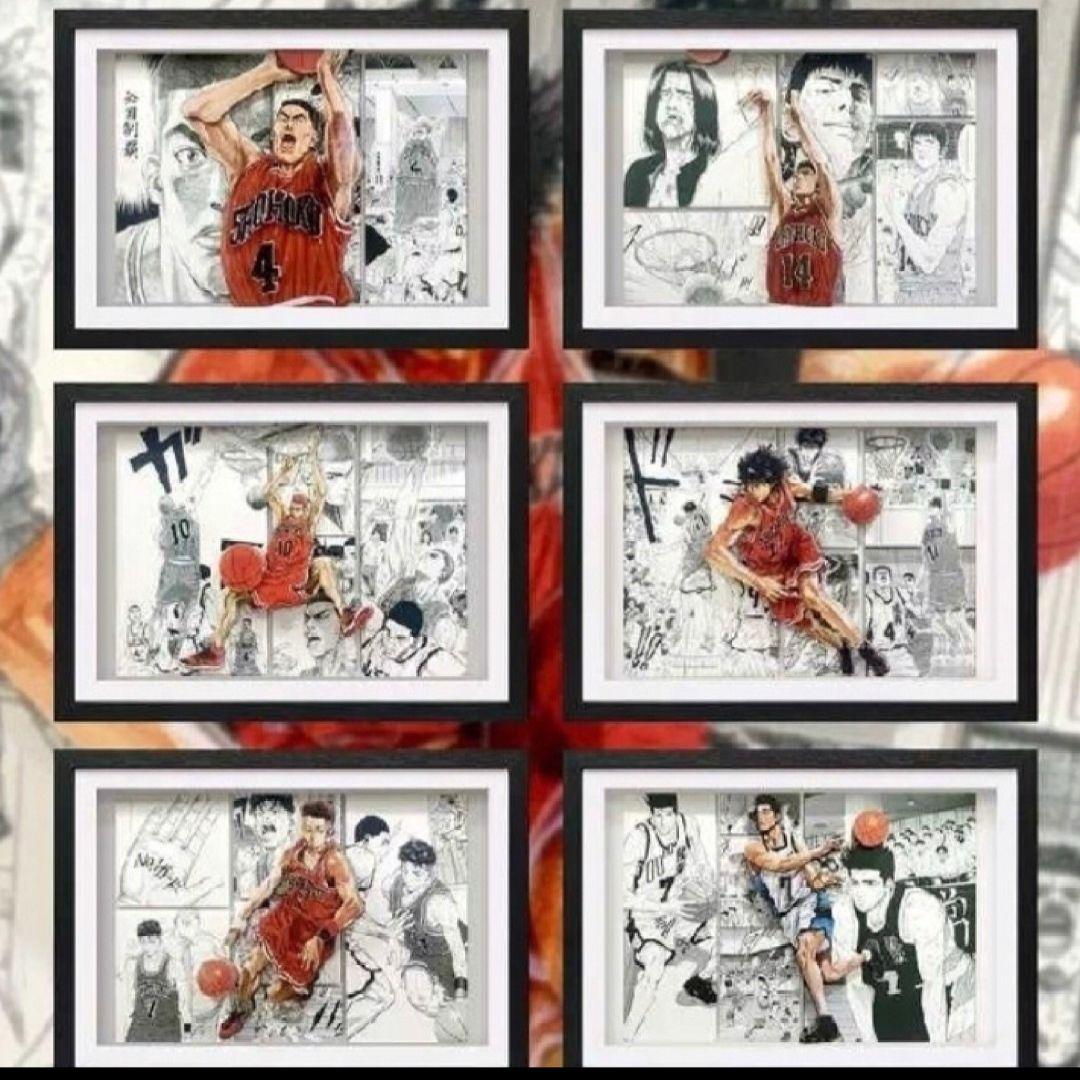 スラムダンク3D絵画8個セット Amazon.co.jp: 桜木花道 映画 THE FIRST SLAM DUNK スラムダンク 入場