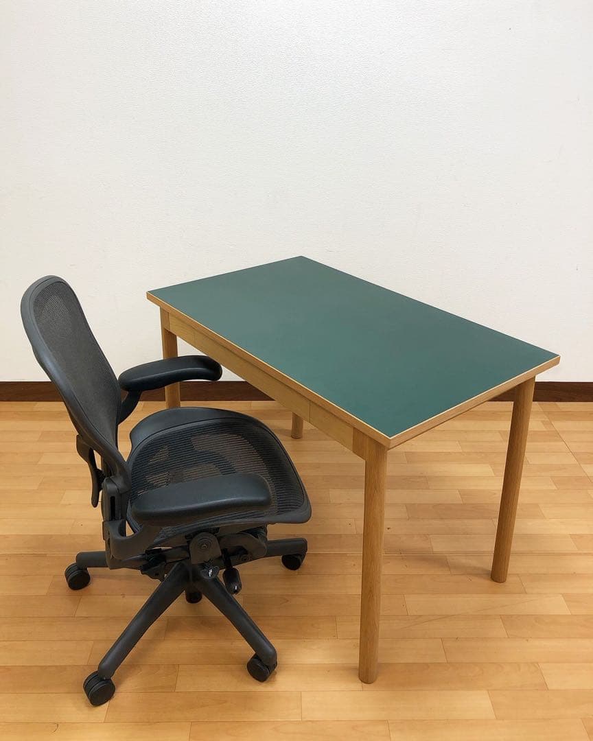 美品 IDEE STILT TABLE 1000 Green Black デスク - メルカリ