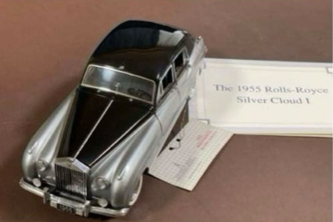 期間限定◇フランクリンミント製1955ロールスロイスシルバー クラウド