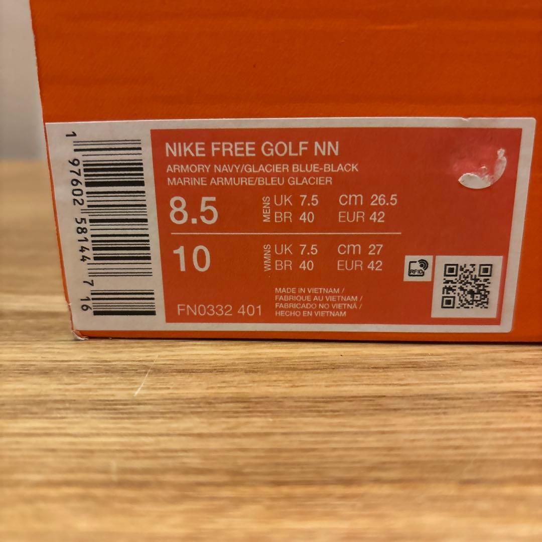 26.5cm　ナイキ　フリー ゴルフ　NN　シューズ　FN0332-401