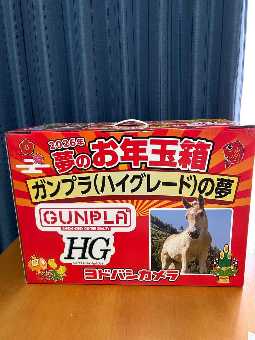 ガンプラ （ハイグレードの夢）ヨドバシカメラ、2026年夢のお年玉箱 ガンプラ ハイグレードの夢 ヨドバシカメラ 夢のお年玉箱 2026 年福袋