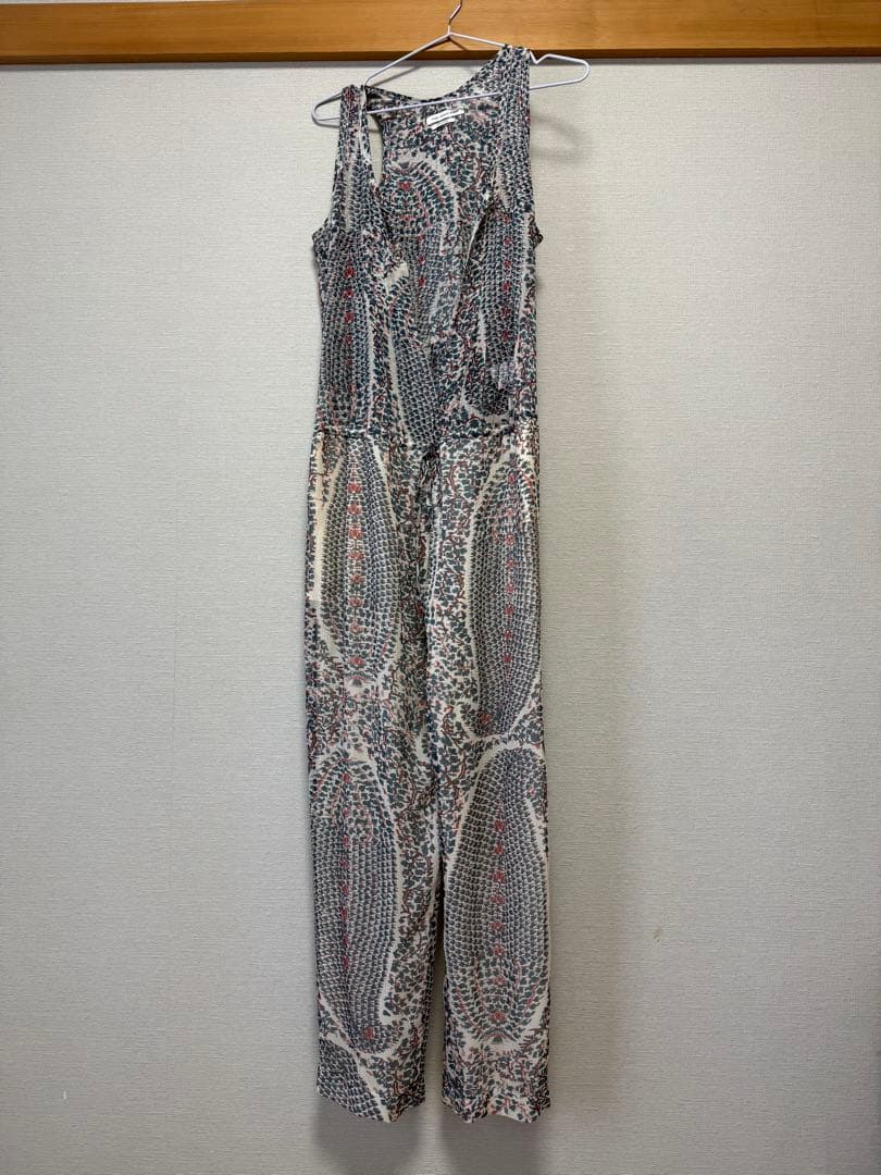 最高級シルク100%】イザベルマランエトワール 総柄 オールインワン 36