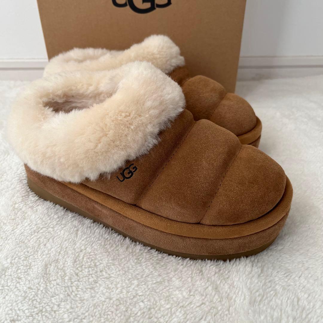 UGG Tazzlita ダズリータ ムートンブーツ 厚底 正規品 23㎝ UGG（アグ） Tazzlita タズリータ ムートンブーツ スリッポン 厚底 靴