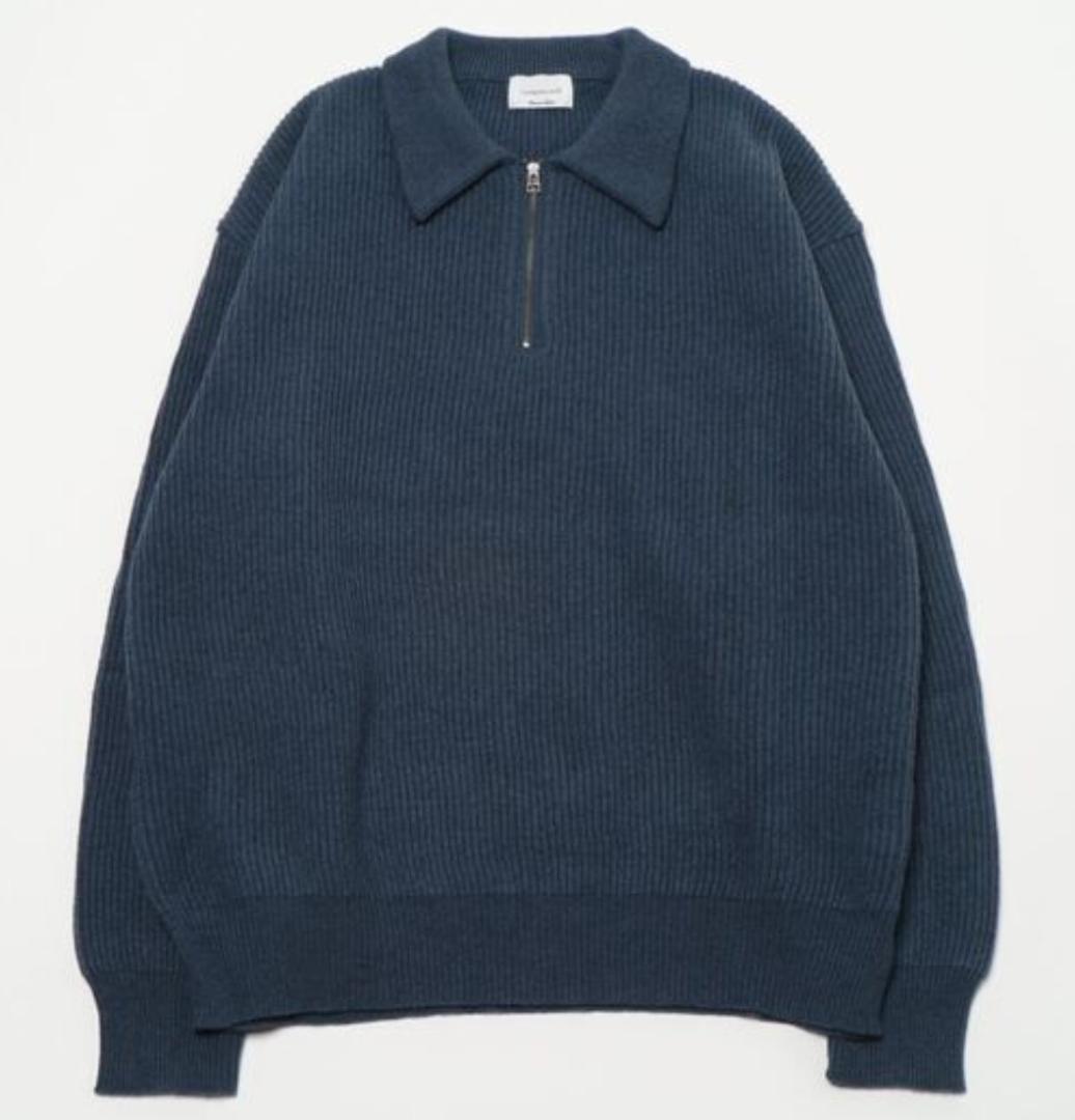 22aw Crepuscule x Steven Alan Zip Polo 1 - メルカリ