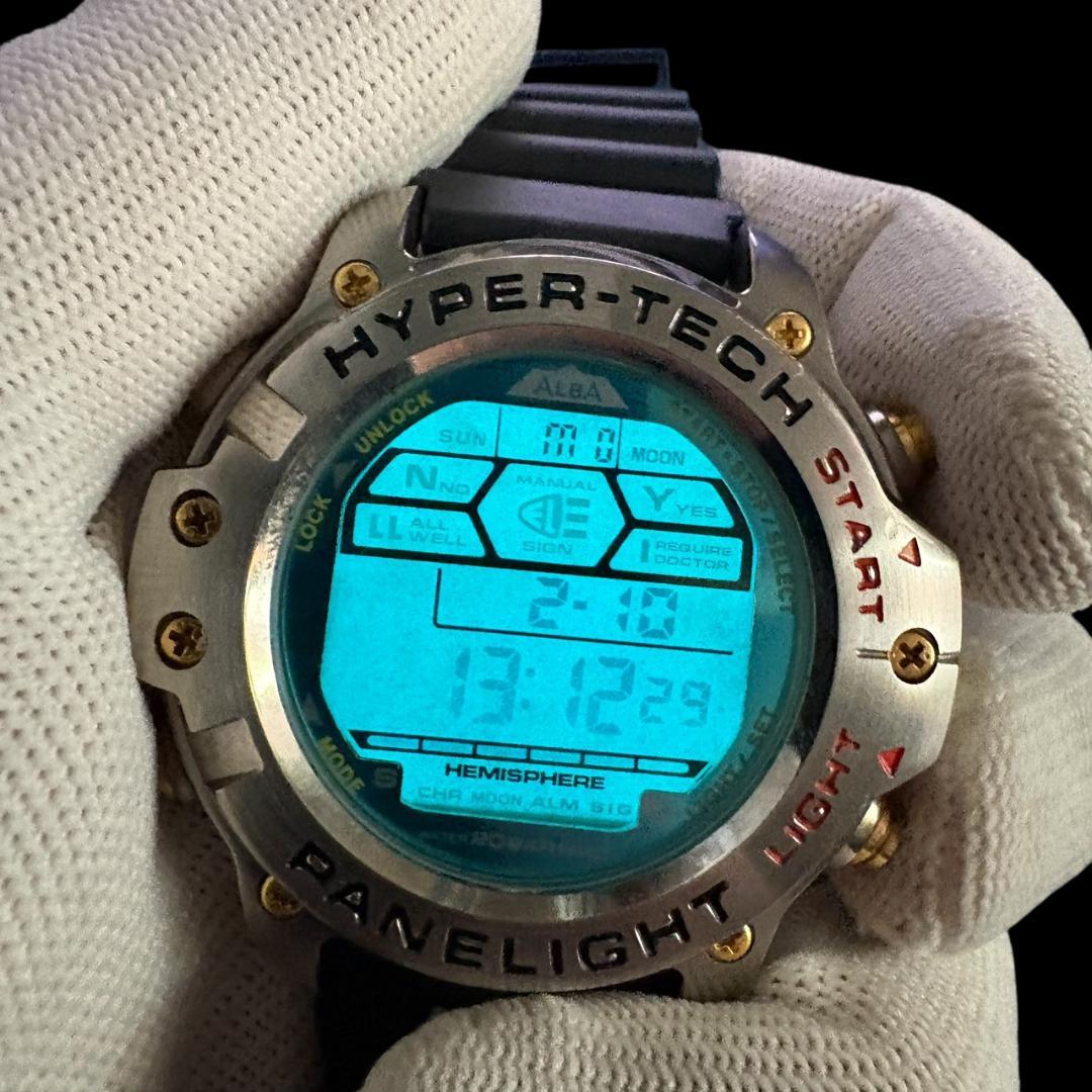 美品・ベルト・電池交換済】ALBA HYPER-TECH W820-4030 - メルカリ