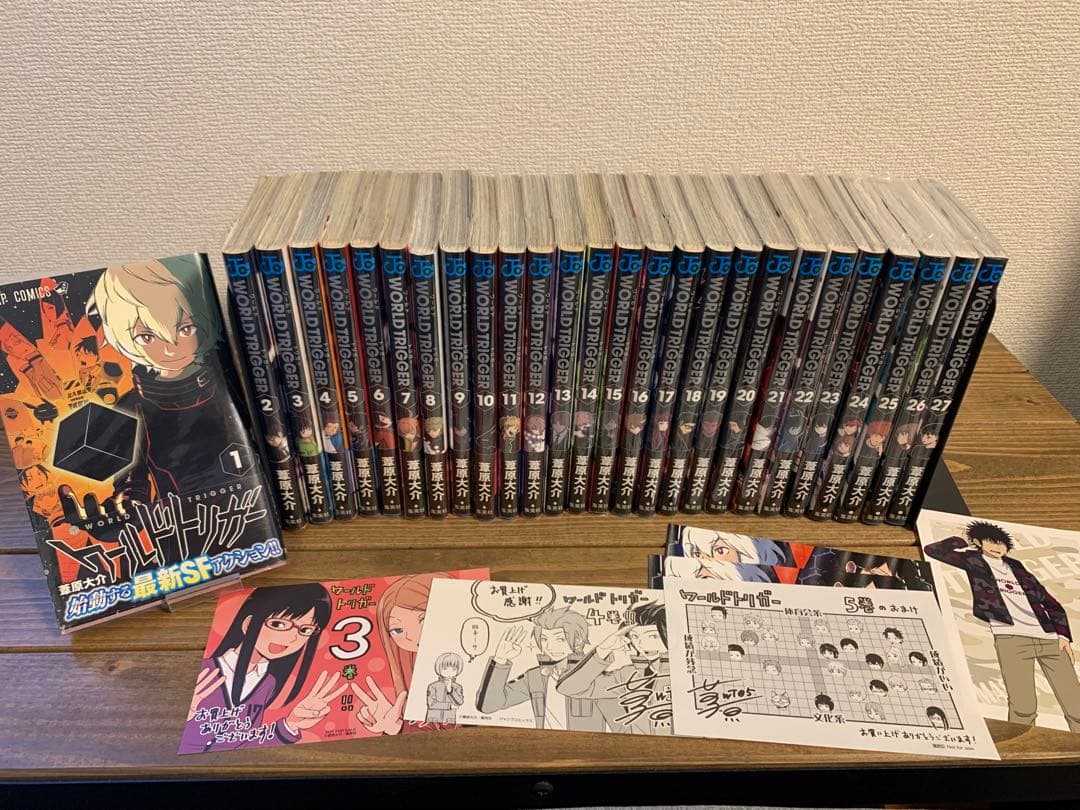 【初版多数・帯付き】ワールドトリガー 27巻セット【特典あり】 Amazon.co.jp: ワールドトリガー コミックス27巻特典 ポストカード