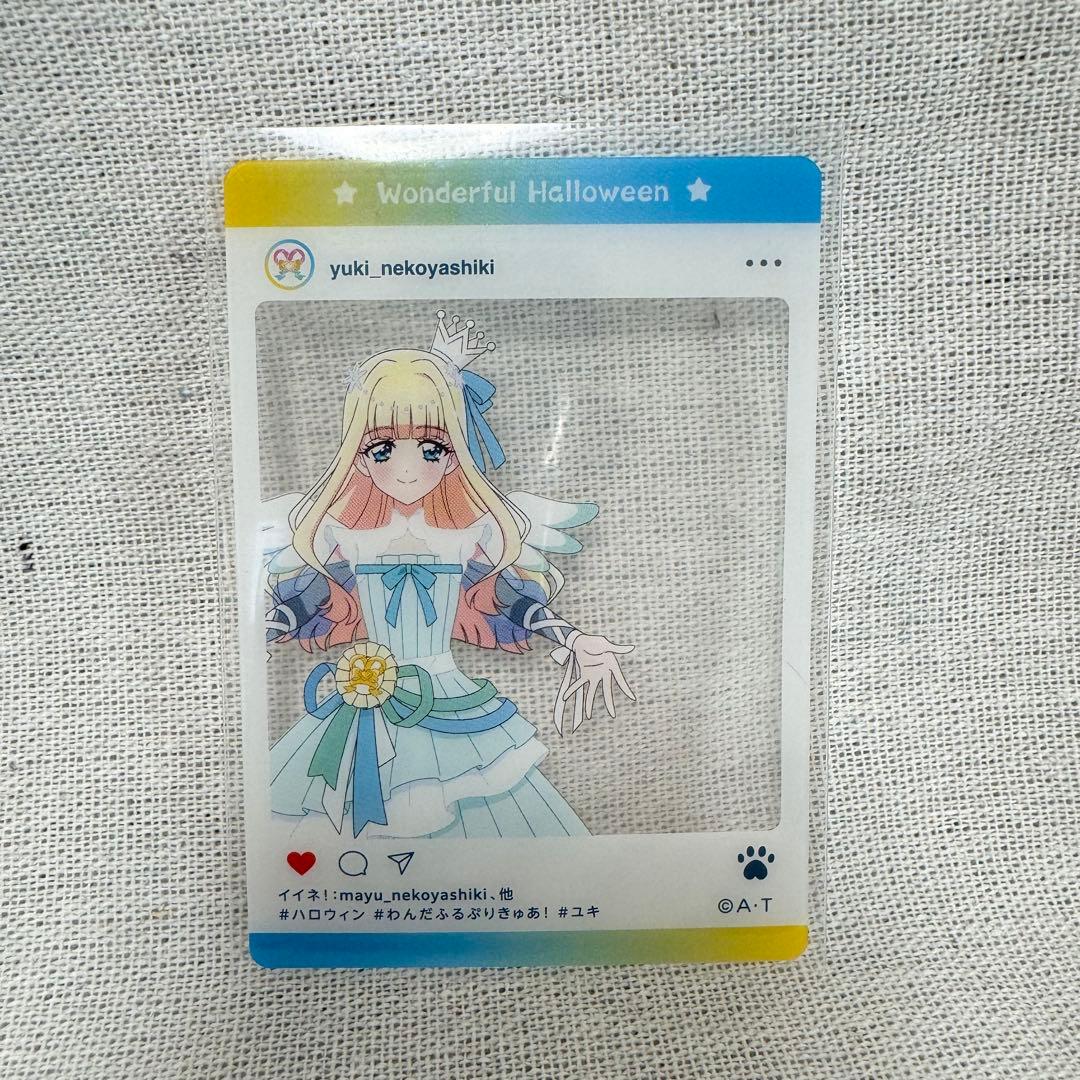 わんだふるぷりきゅあ！ 猫屋敷ユキ 証明写真風ラベル トレカ 缶バッジ