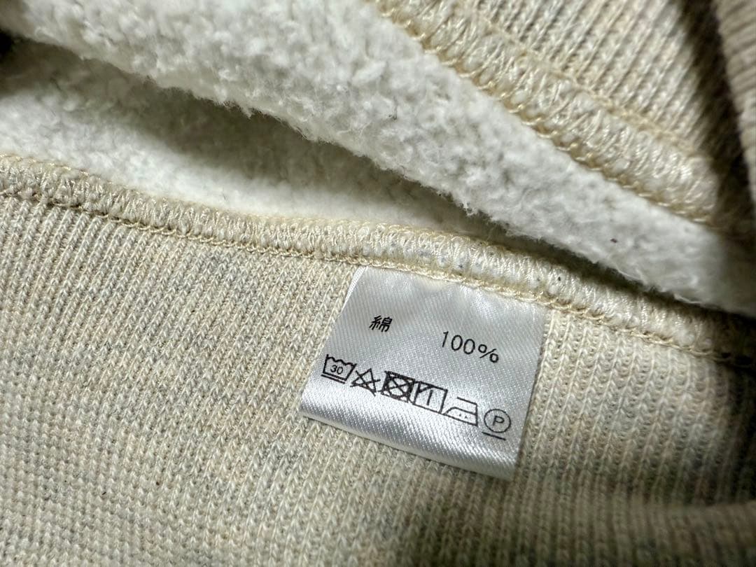 《最終値下げ》BONCOURA 両Vトレーナー バックプリント 36