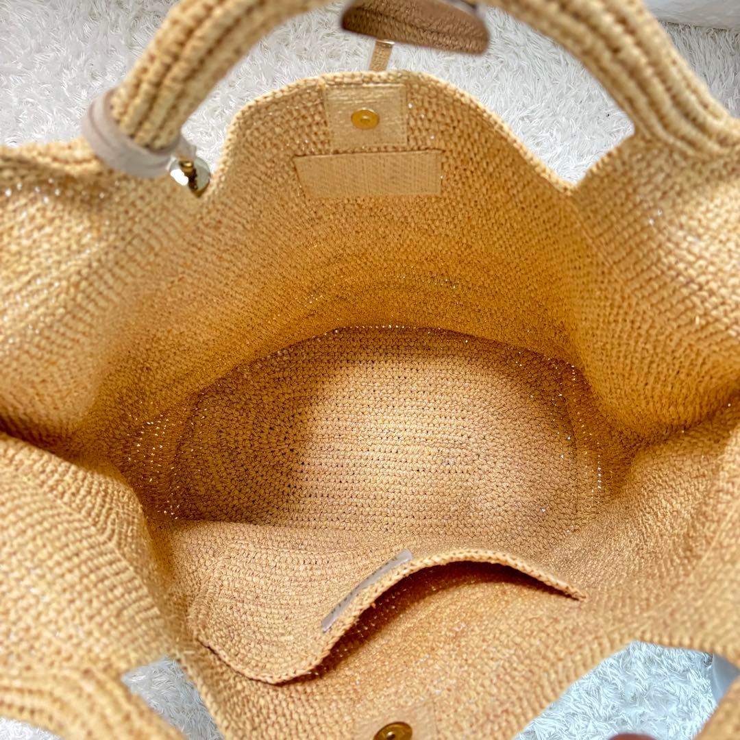 新品未使用品♪ HEIDI KLEIN ラフィアバッグ カゴバッグ フリンジ付き