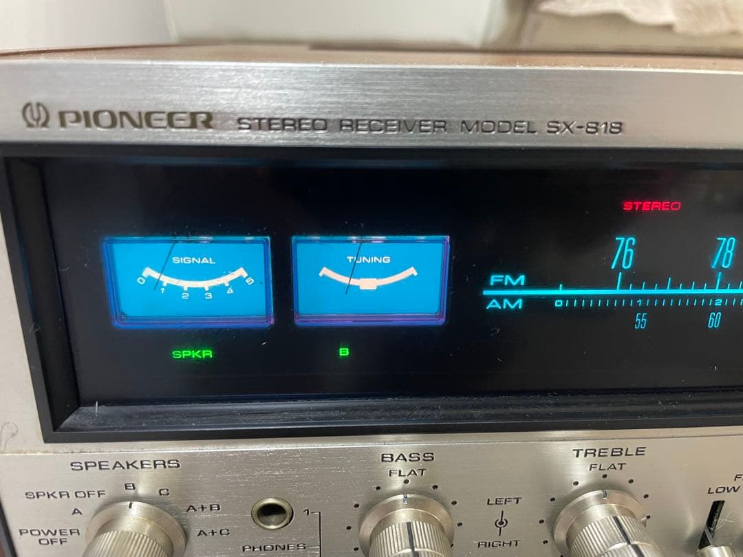 珍しいPioneer SX-818ステレオレシーバー - メルカリ