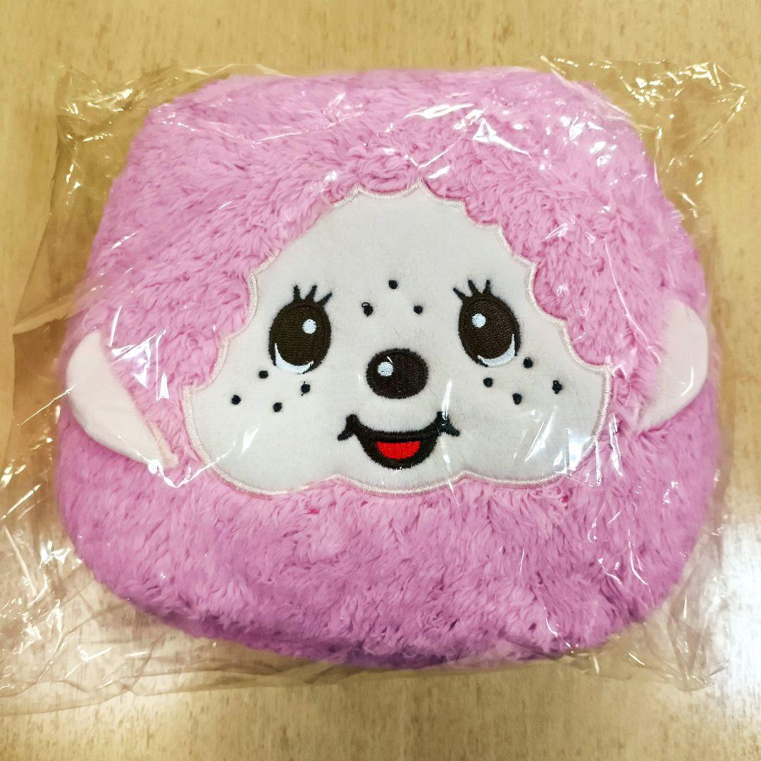 モンチッチ 巾着付きブランケット ピンクver. ぬいぐるみ タイトー限定