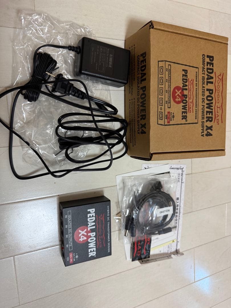 voodoo lab pedal power x4 新品同様品 Amazon.com: Voodoo Lab Pedal Power X4 Isolated Power Supply