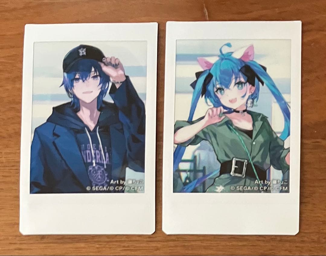 プロセカ zozotown ワンダショ KAITO 初音ミク チェキ - メルカリ