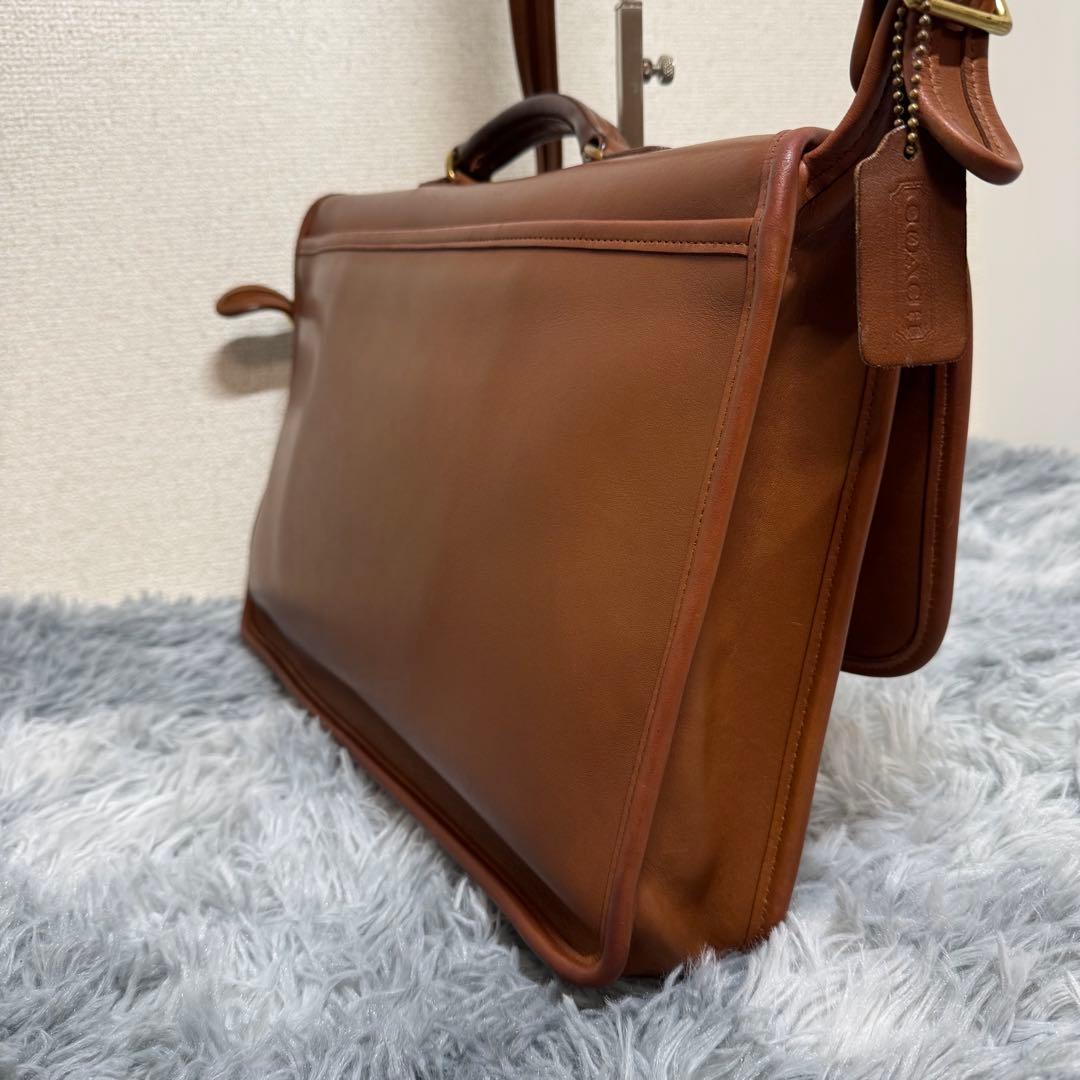 COACH オールドコーチ ビンテージ 5180 ブルリーフケース 2way - メルカリ