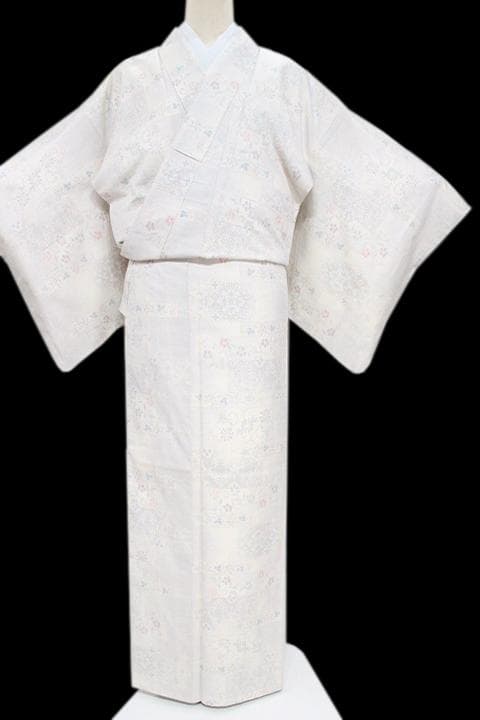 裄65cm 本場白大島紬の最高峰【恵大島紬織物・恵積五郎】 ～白恵泥