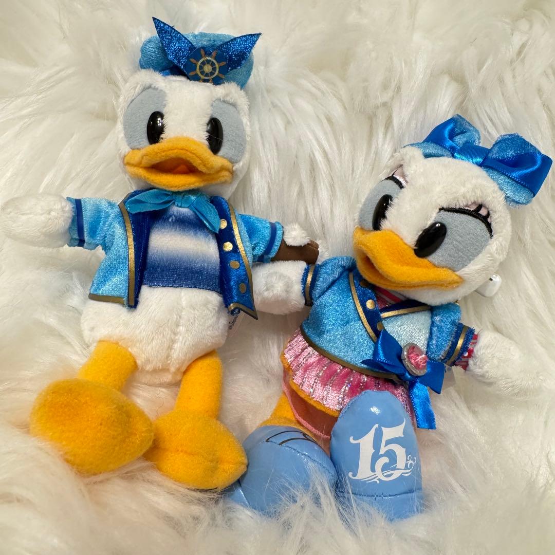 15周年記念 ドナルドダック・デイジーダック ぬいぐるみ - メルカリ