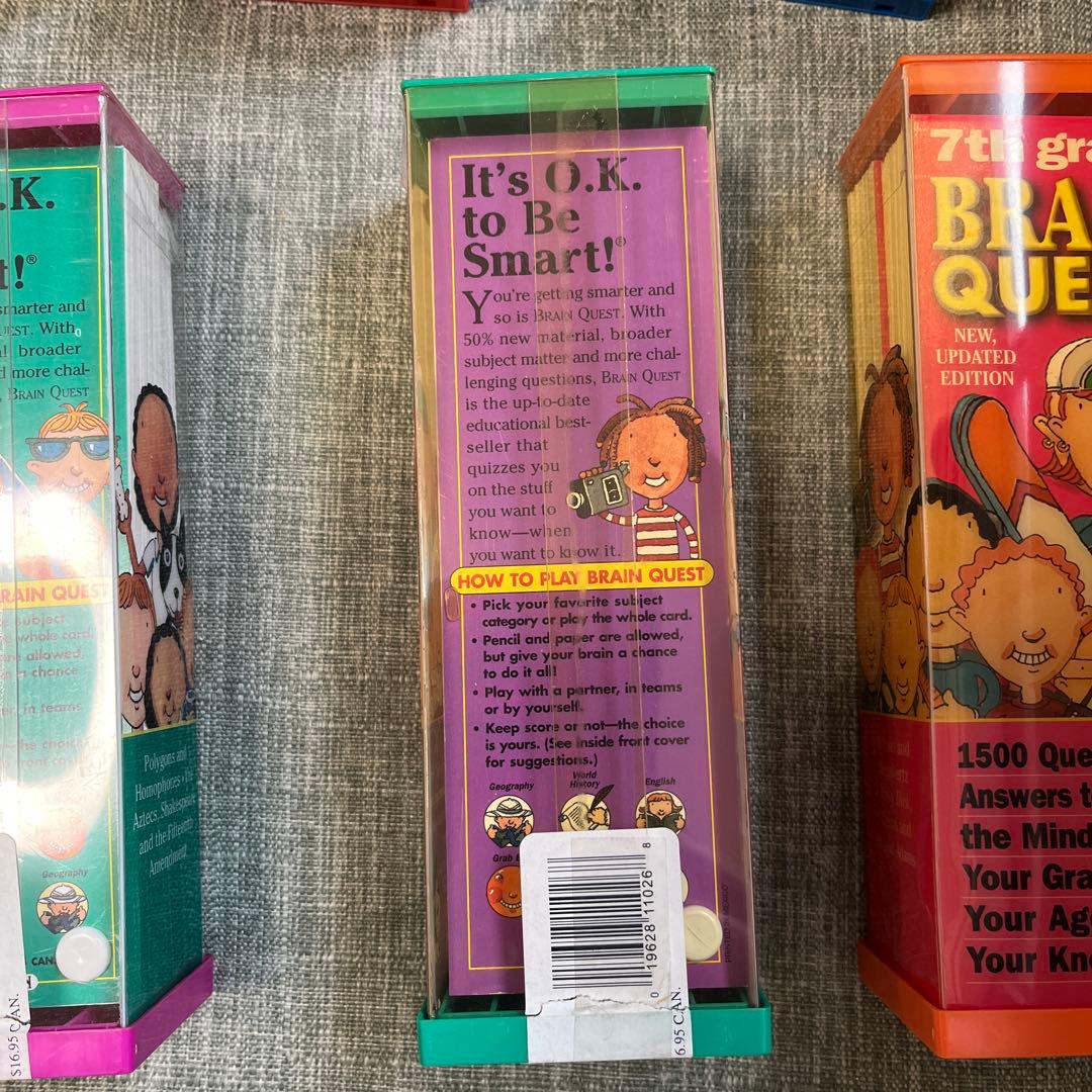 英語教材Brain Quest クイズカード英語7歳から13歳全て英語 難問