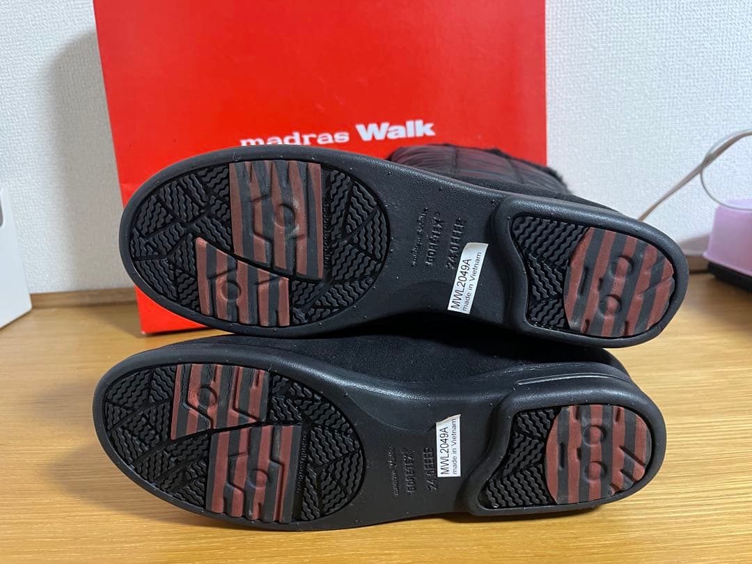 【未使用】madras Walk 防寒ブーツ 24.0cm ブラックゴアテックス