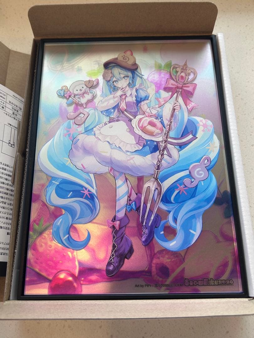  miku 2026 雪ミク スタンド式 a5パブミラー ② グッズ]SNOW MIKU 2026 スタンド式A5パブミラー｜SNOW MIKU 2026