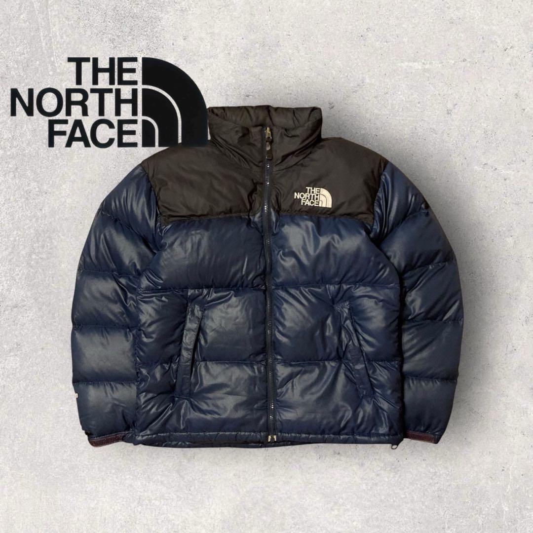 【ザ・ノースフェイス】ヌプシ　ダウンジャケット　S ネイビー　刺繍ロゴ　人気　h セール】THE NORTH FACE/ザノースフェイス 1996 RETRO NUPTSE JACKET
