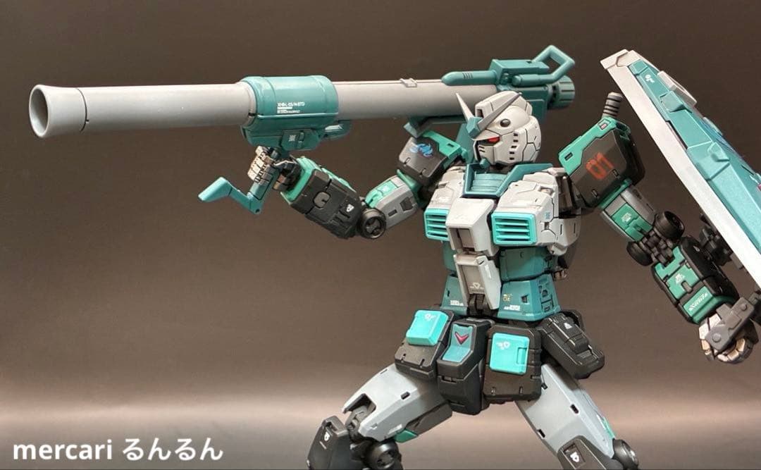 RG 1/144 RX-78-2ガンダムVer.2.0初音ミクカラー 塗装完成品 - メルカリ