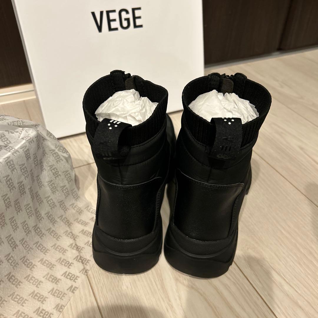 ヤマダヤ VEGE ブーツ VEGE×nouer ラバーファスナースノーブーツ