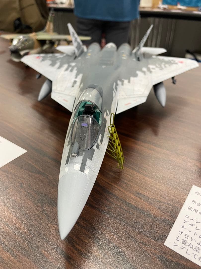 【完成塗装品】1/48 ズベズダ Su-57 フェロン ズベズダ 1/48 スホーイ Su-57 製作記 | JUNSANのミニチュア航空博物館