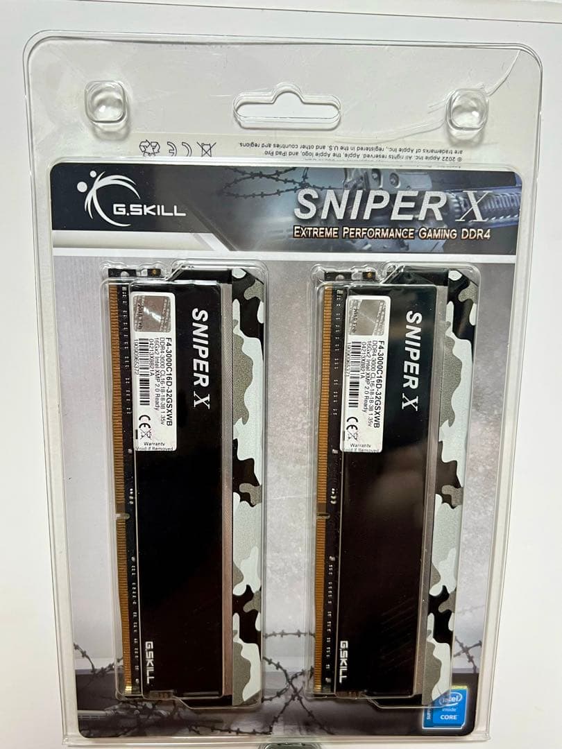 メモリー G.SKILL SNIPER X 32GB (2x16GB) Amazon.co.jp: G.SKILL 32GB (2 x 16GB) Sniper Xシリーズ DDR4 PC4