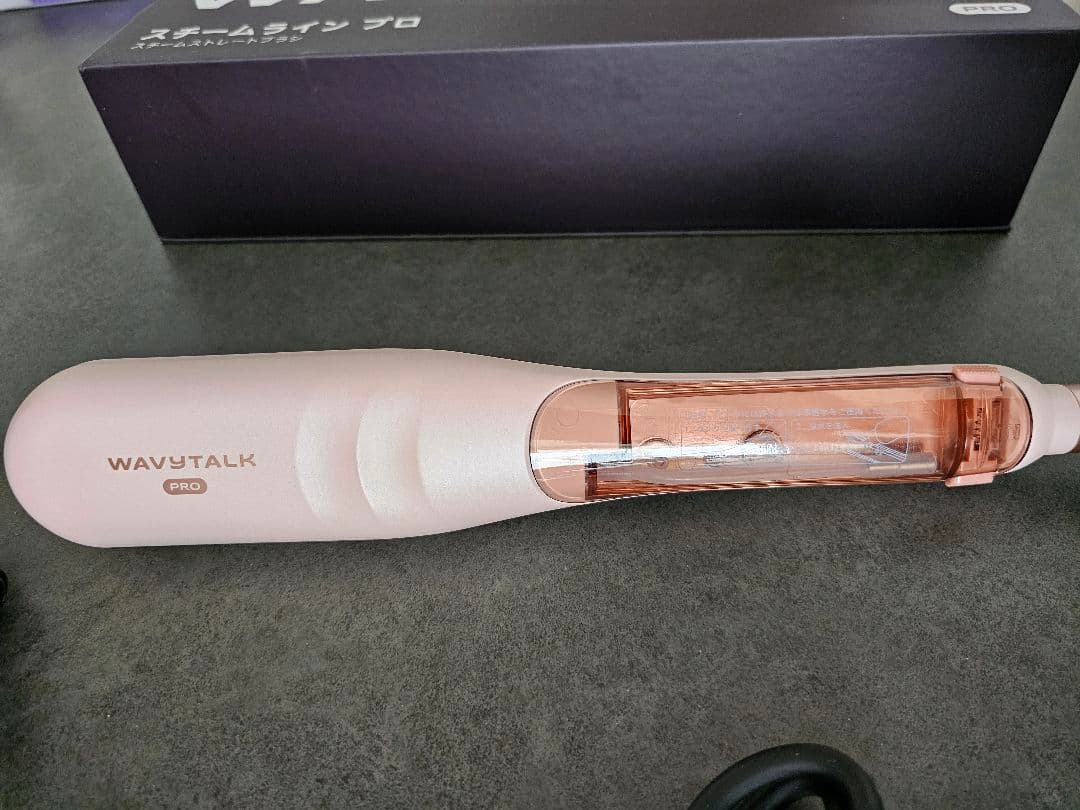 WAVYTALK スチームアイロンプロ ピンク ストレートヘアアイロン - メルカリ