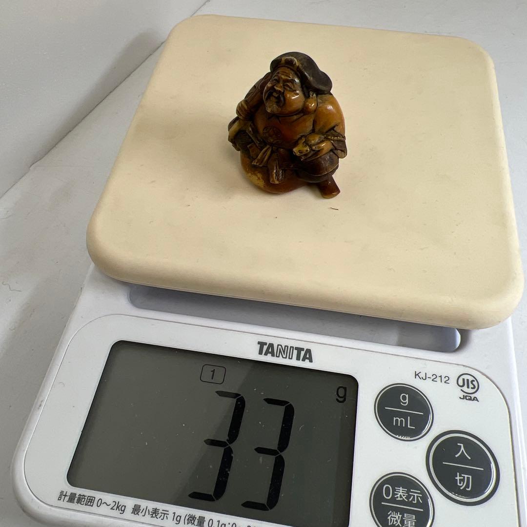 青堂在銘 大黒天根付 33g 東Y8-0205☆2F - メルカリ