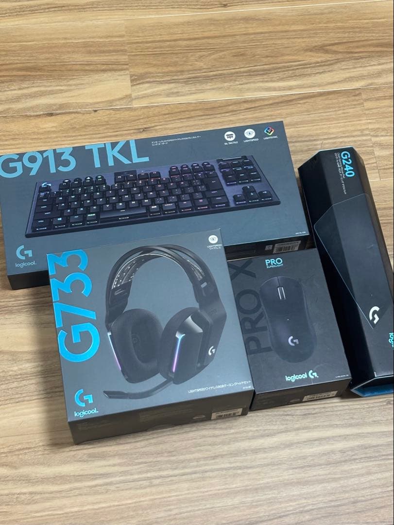 引退品　G913 TKL/G733/PRO X SUPERLIGHT/G240 Amazon.com: Logitech G733 Lightspeed Wireless Gaming Headset with