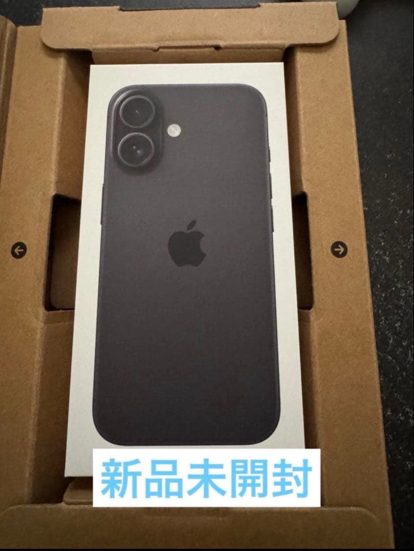 ノ*ビ様 ［新品未使用］iPhone16 128GB ブラック　Apple SI iPhone ☆Apple国内正規SIMフリー iPhone16e 128GB ブラック MD1Q4J/A
