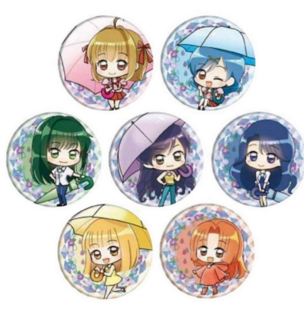 廃盤　ぴちぴちピッチ　グラフアート　缶バッジ　梅雨 可愛さてんこ盛り♪ TVアニメ『マーメイドメロディー ぴちぴちピッチ