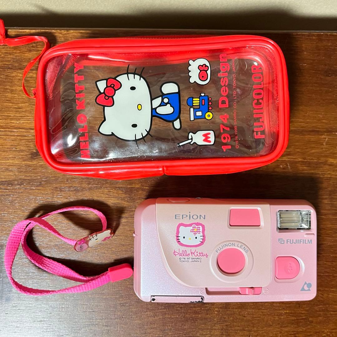 希少】富士フィルム ハローキティ フィルムカメラ 美品 最新キティ
