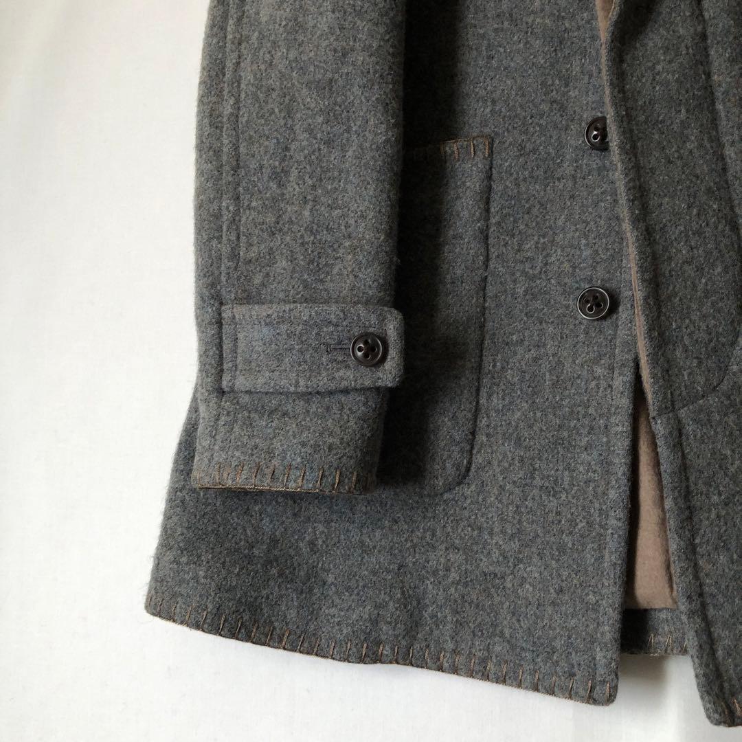 冬物】TROVE トローヴ グレー ウール コート ダッフルコート 40 - メルカリ