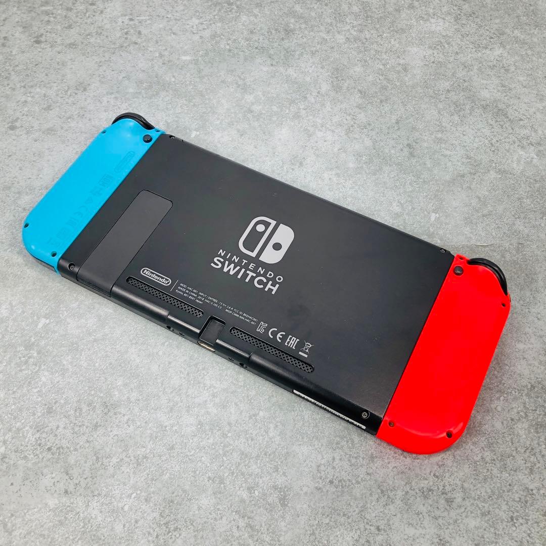 美品】 Nintendo Switch 本体 ネオンレッド・ブルー11-163 - メルカリ