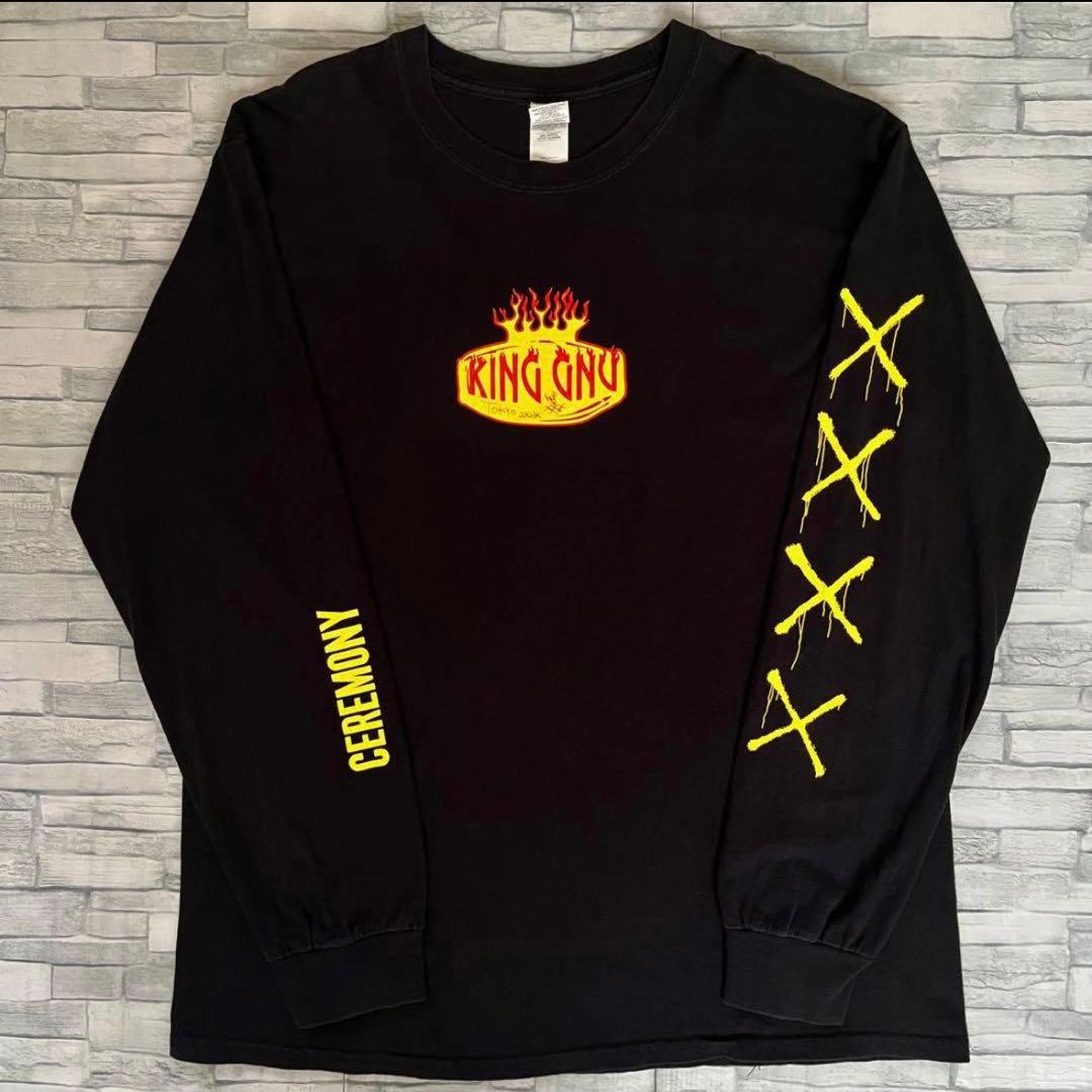 新品 King Gnu キングヌー ロンT ロングスリーブTシャツ ライブT L