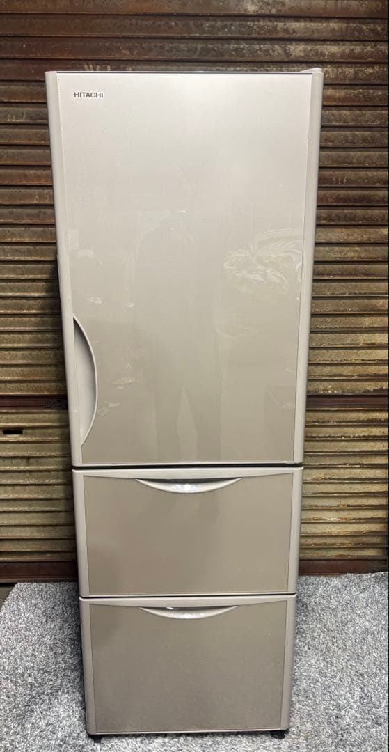 日立 ノンフロン冷凍冷蔵庫 375L R-S38JV 2018年製 HITACHI☆日立☆2018年製☆375Lノンフロン冷凍冷蔵庫☆R-S38JV☆