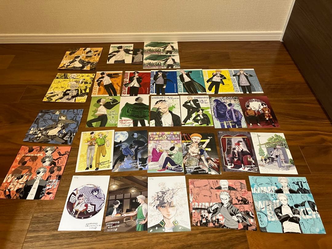 ウインドブレーカー 書店特典 ポストカード イラストカード コンプ