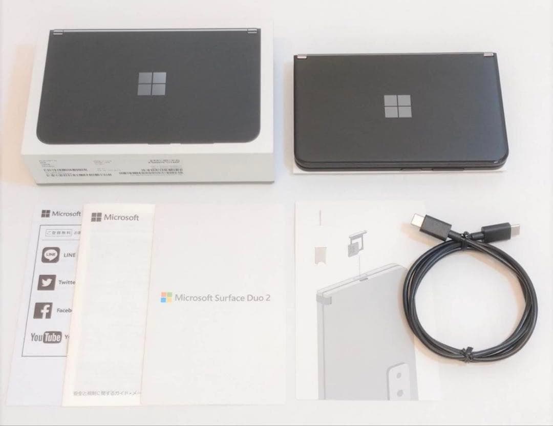 sowマイクロソフト Surface Duo2 本体 オブシディアン Amazon.com: Microsoft Surface Duo 2 5G 128GB (Unlocked) - Obsidian