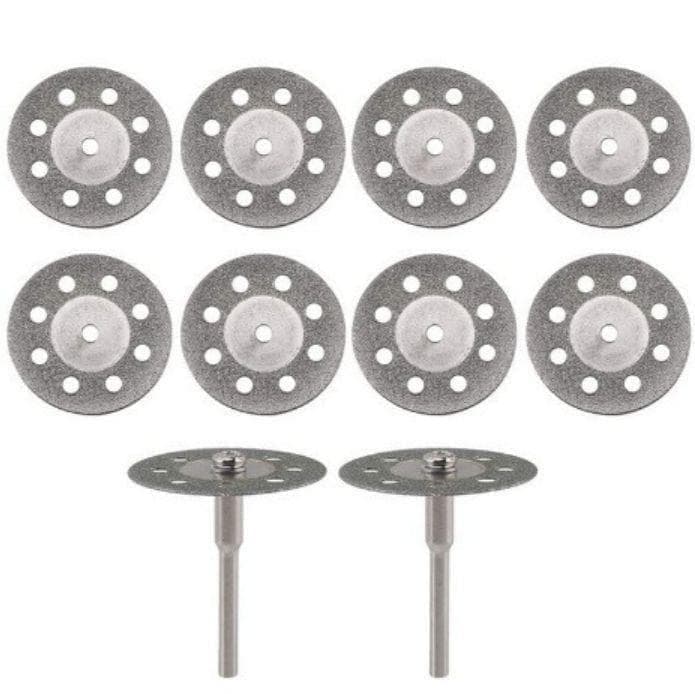 カッティングディスク 10枚 22mm ダイヤモンド 穴開き ブレード