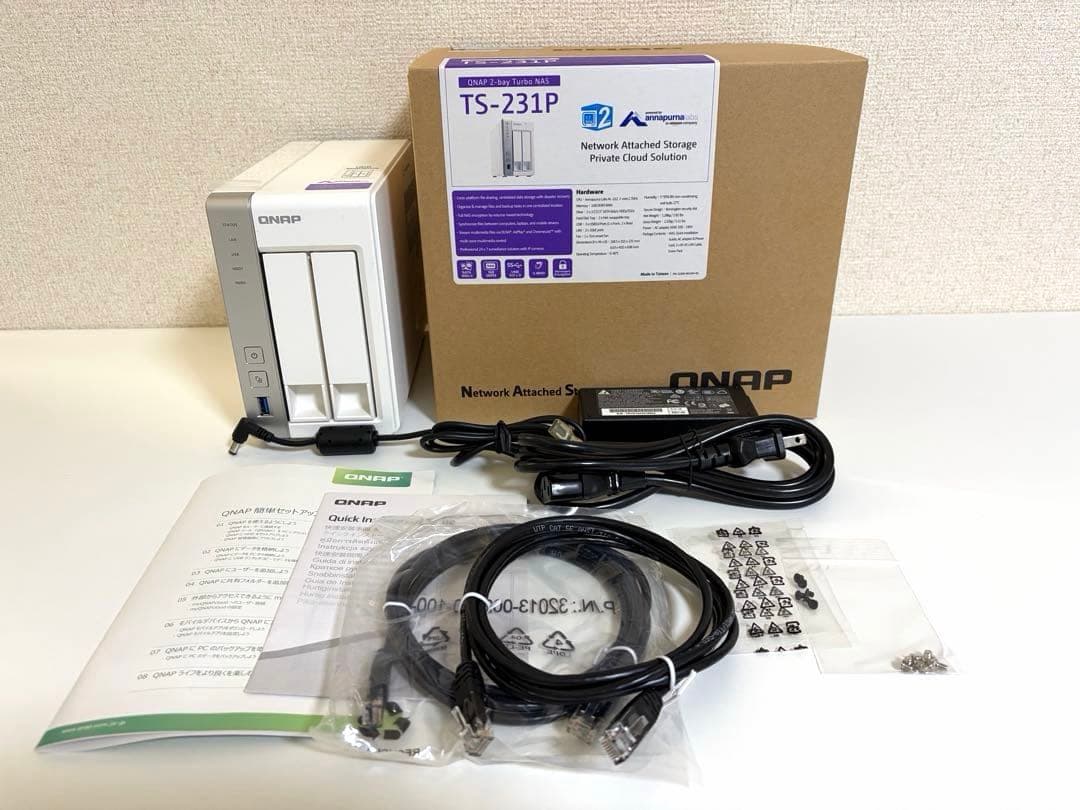QNAP NAS TS-231P 付属品一式あり/ HDDなし QNAP TS-231P オークション比較 - 価格.com
