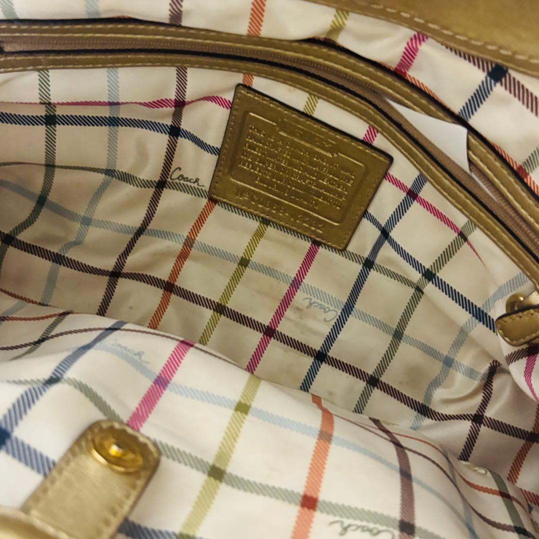 Coach Ergo Pleated Frame Kiss Rock Bag