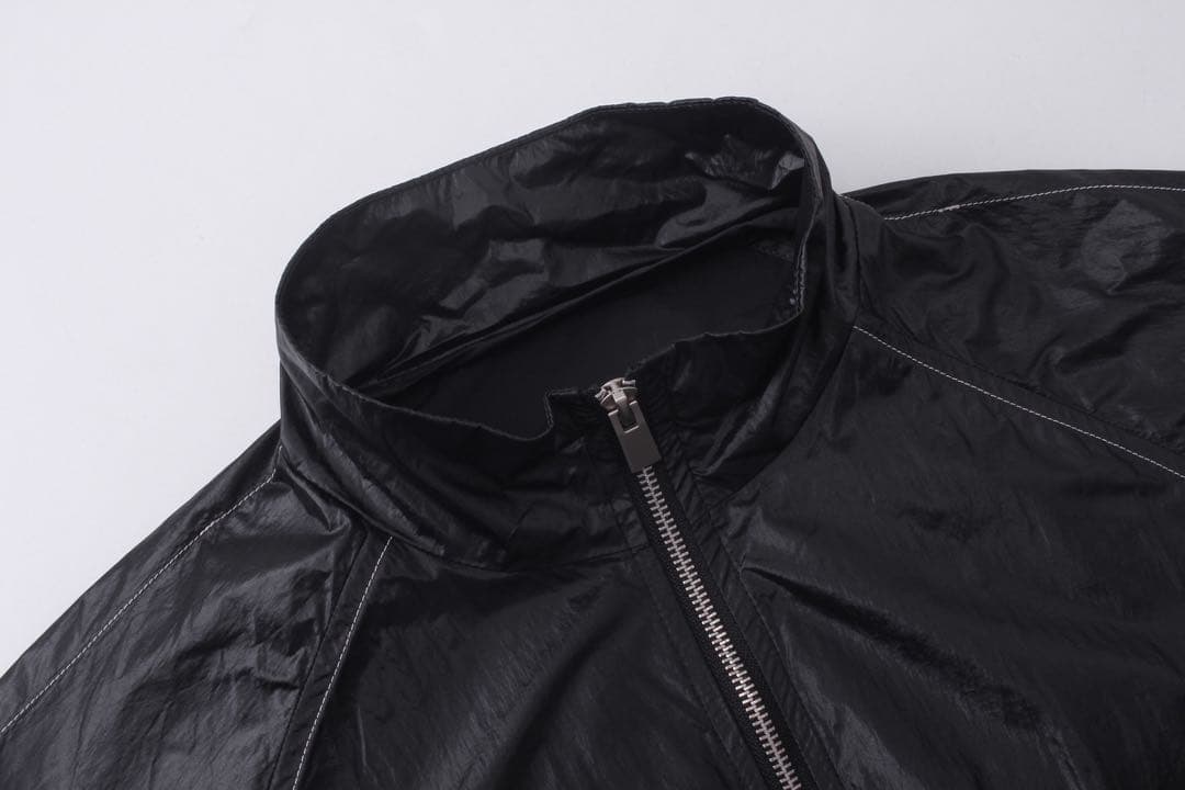 Matin Kim ブラック ナイロンジャケット - メルカリ