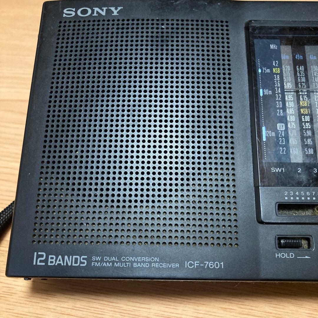 SONY ICF➖7601高性能ポータブル受信機 FM MW SW10